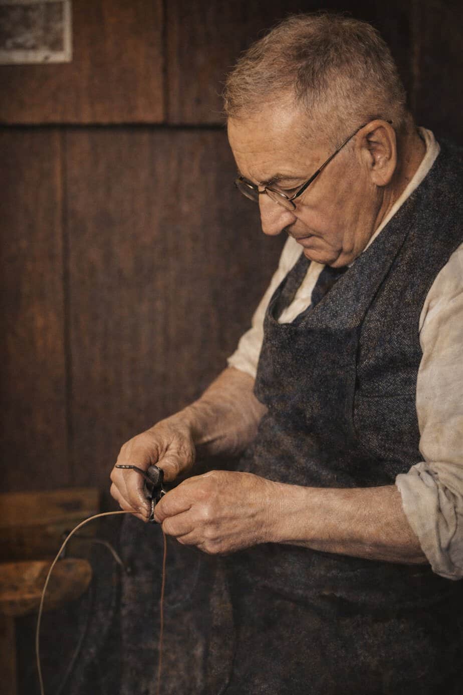 Historic character and original features inside The Saddlery former saddlemaking workshop