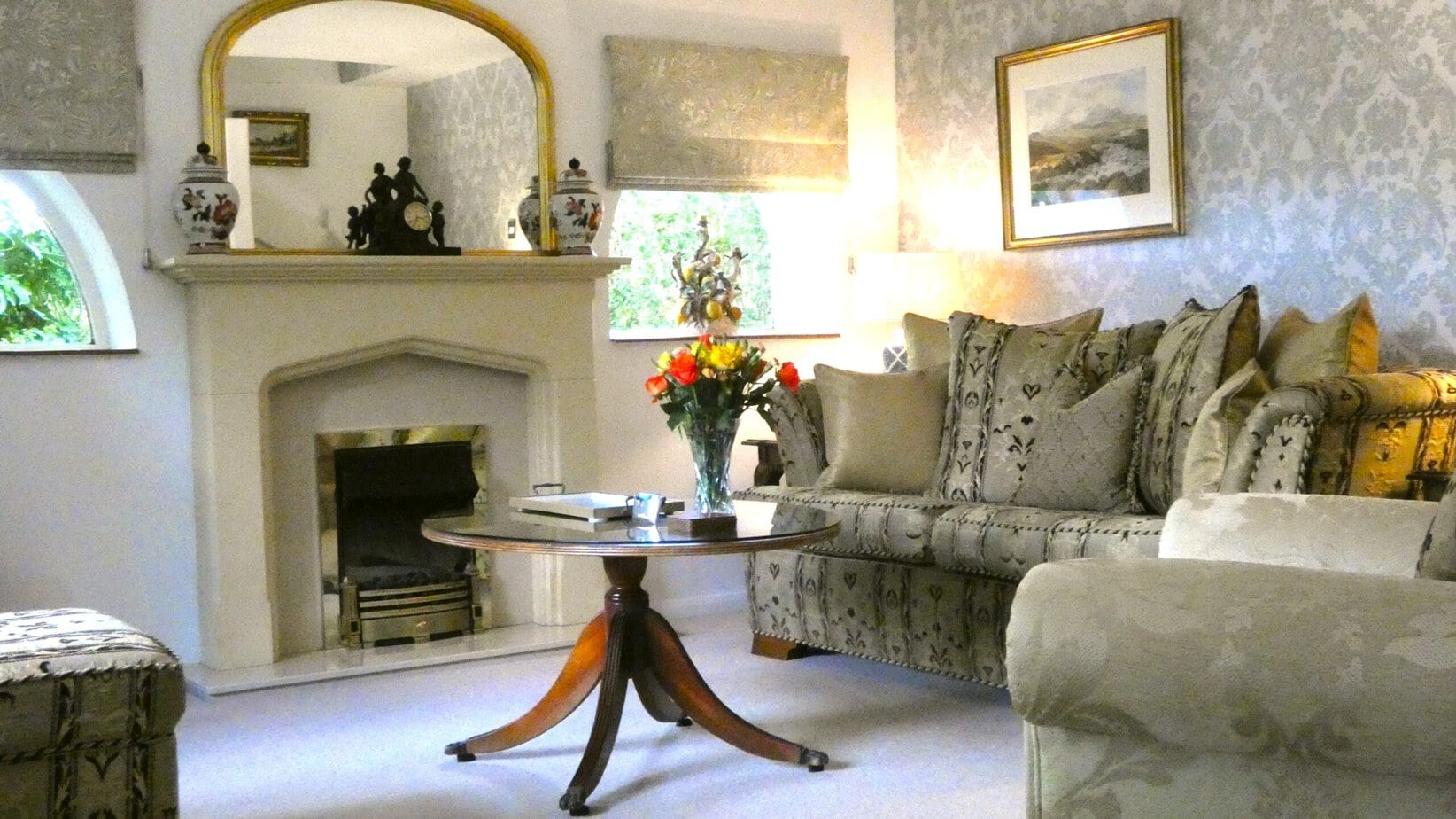 Living room at The Saddlery Holiday Cottage