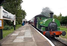 Lincolnshire Wolds Railway heritage train at North Thoresby