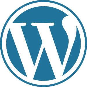 wordpress blue logo.svg