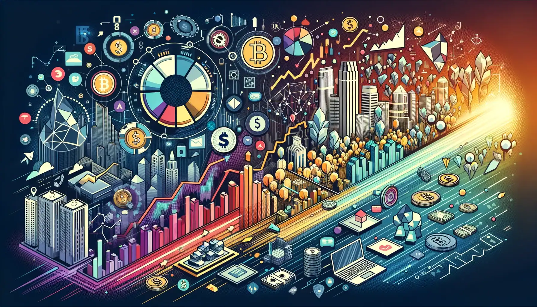 Long-term investing tends to smooth out the ups and downs of volatile markets, particularly with newer investment types.