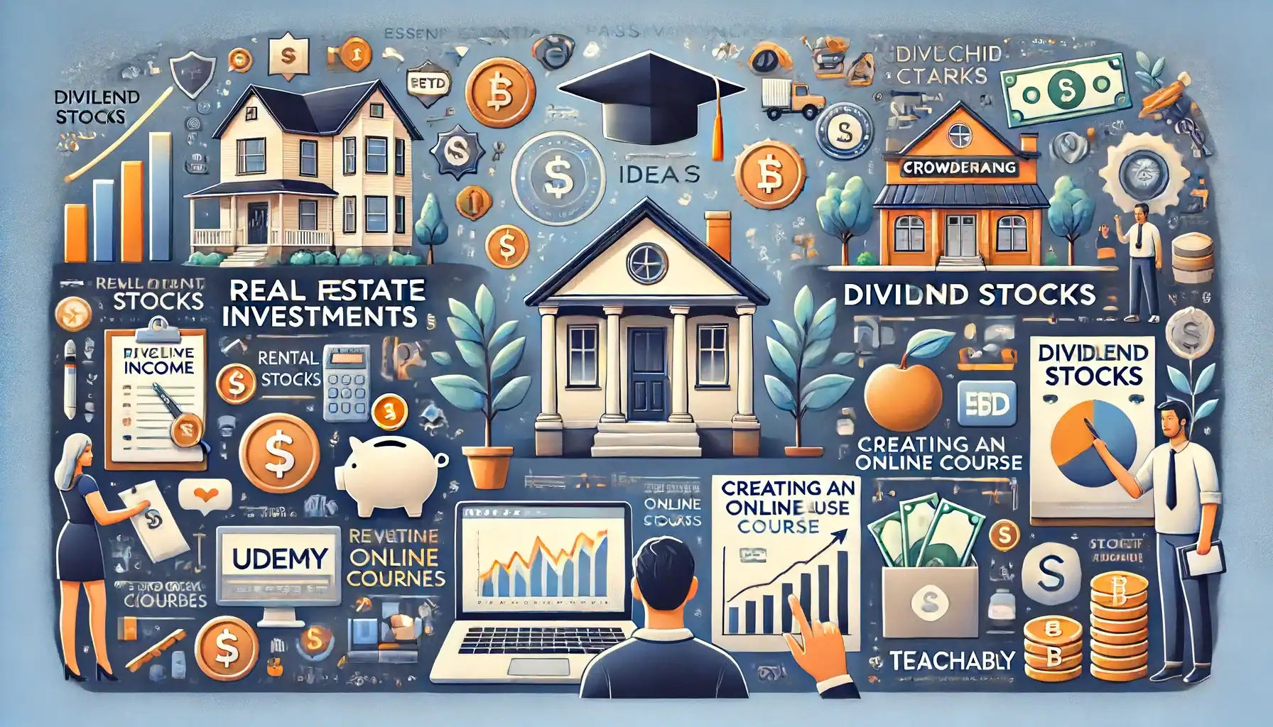 Investing in real estate is one of the most popular passive income ideas for beginners. It provides a steady cash flow and the potential for property appreciation.