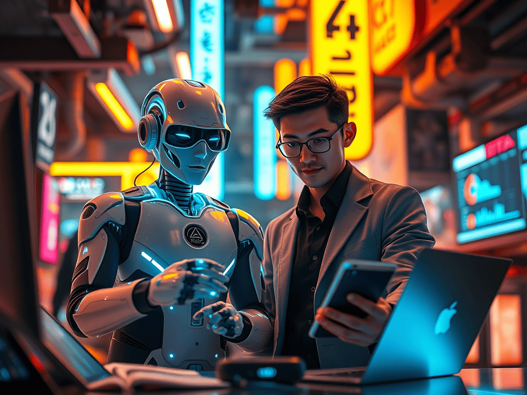 AI Marketing 2025 manga style