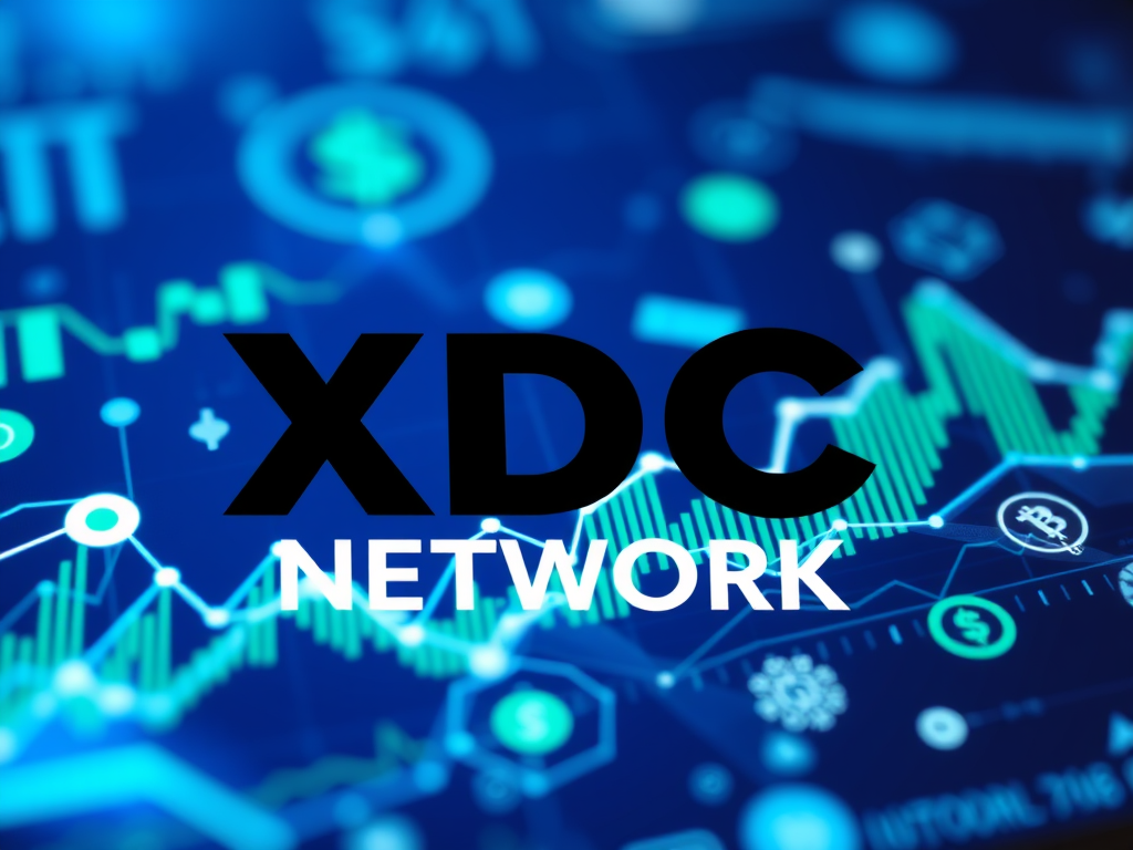 Secure digital currency transaction network with XDC technology for financial freedom and investment growth.