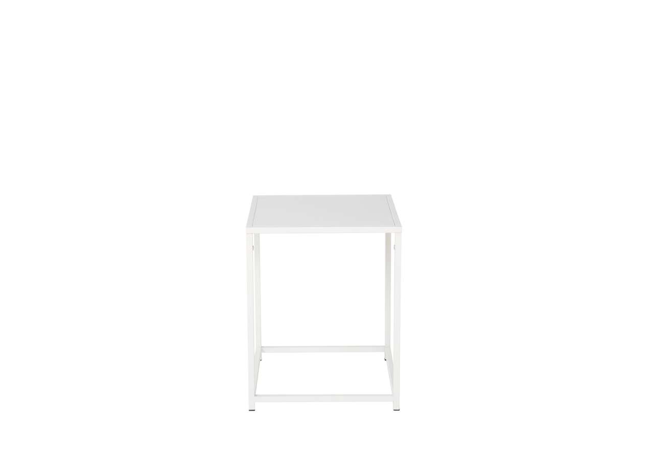 18072-201_1__1 Modernt vitt sängbord i minimalistisk design för sovrum och sovplats.