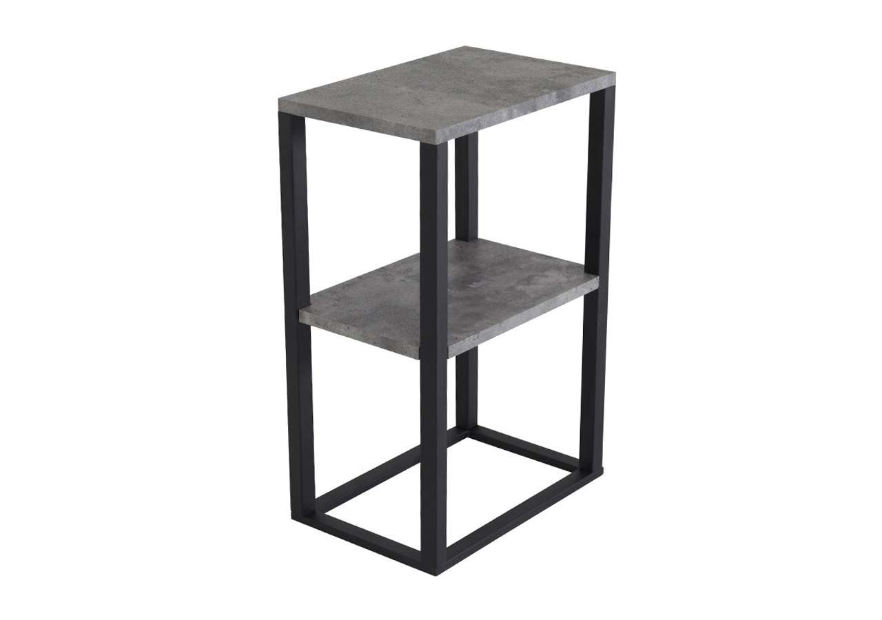 29919-668_1_o Modernt sändare med cementskiva och svart stålram, perfekt för hem och kontor.