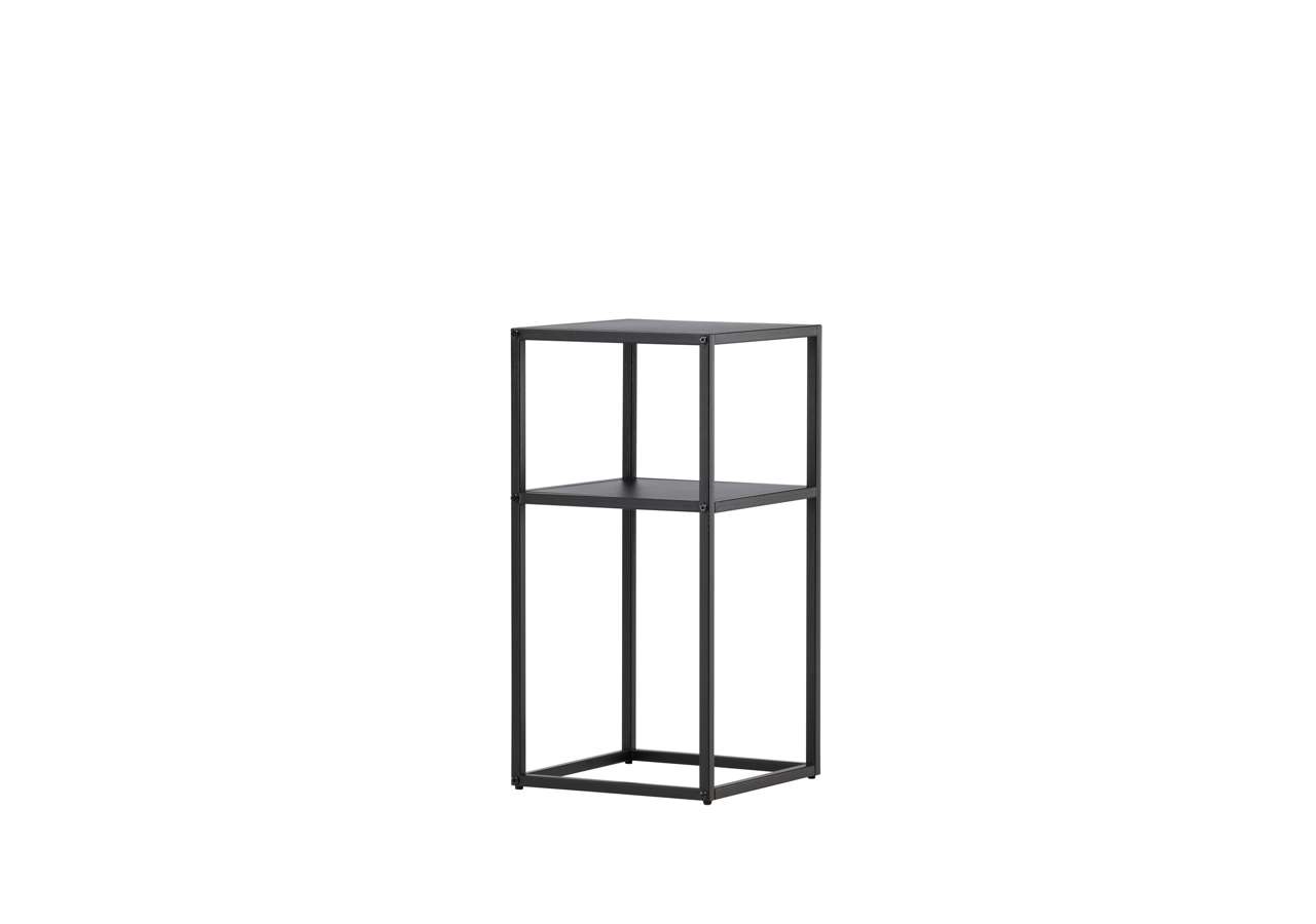 30131-100_11_o Modern svart hyllställ för sovrum eller vardagsrum, designad av Sängfabriken.