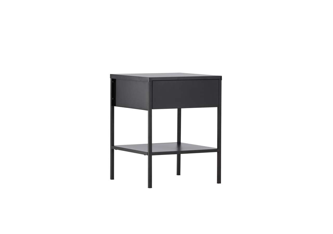 30139-100_9_o Sängfabriken sängbord i svart minimalistisk design, perfekt för sovrum.
