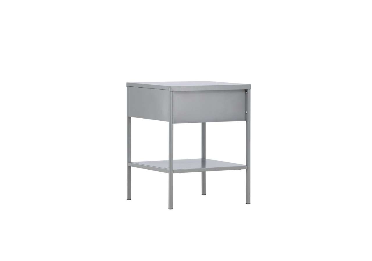 30139-106_6_o Solid trälåda 90x50 cm, robust förvaring, industristil, svartstålben.