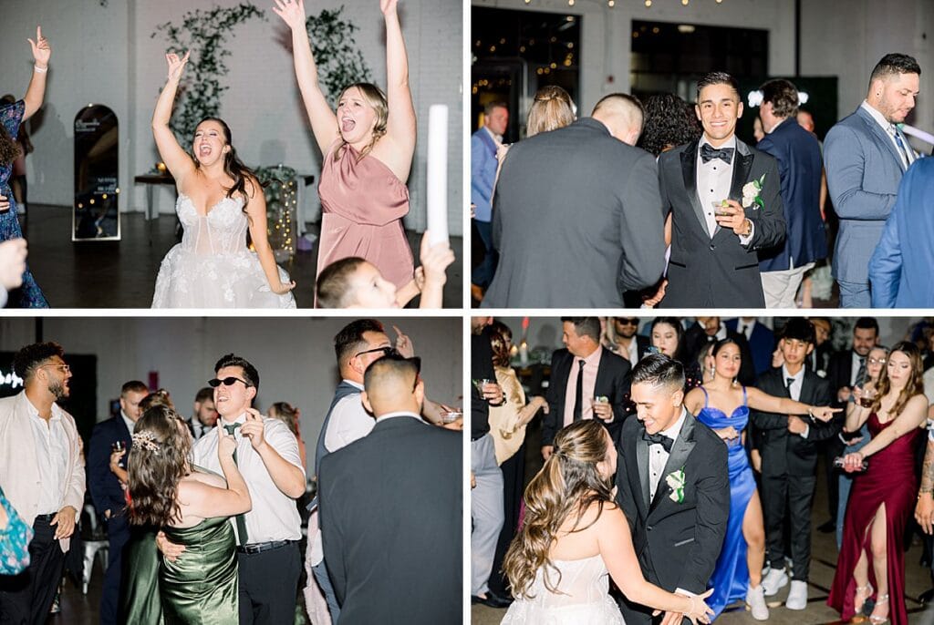 Wedding reception dancing photos