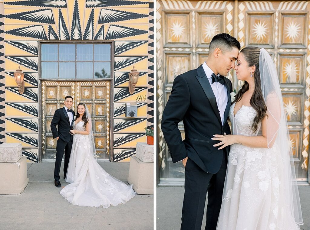 Bride and Groom wedding portraits