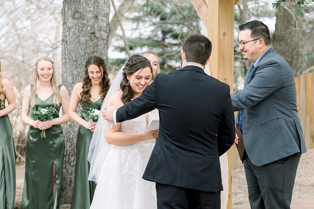 Tapestry house wedding day in Laporte Colorado