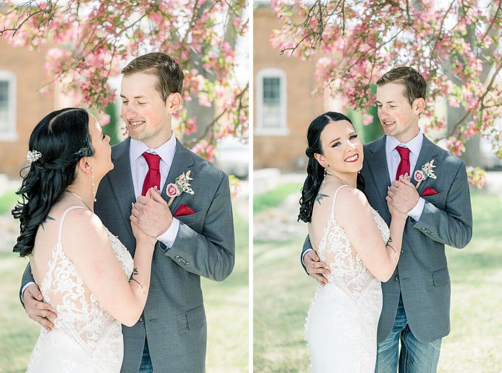 Bride and Groom wedding day portraits
