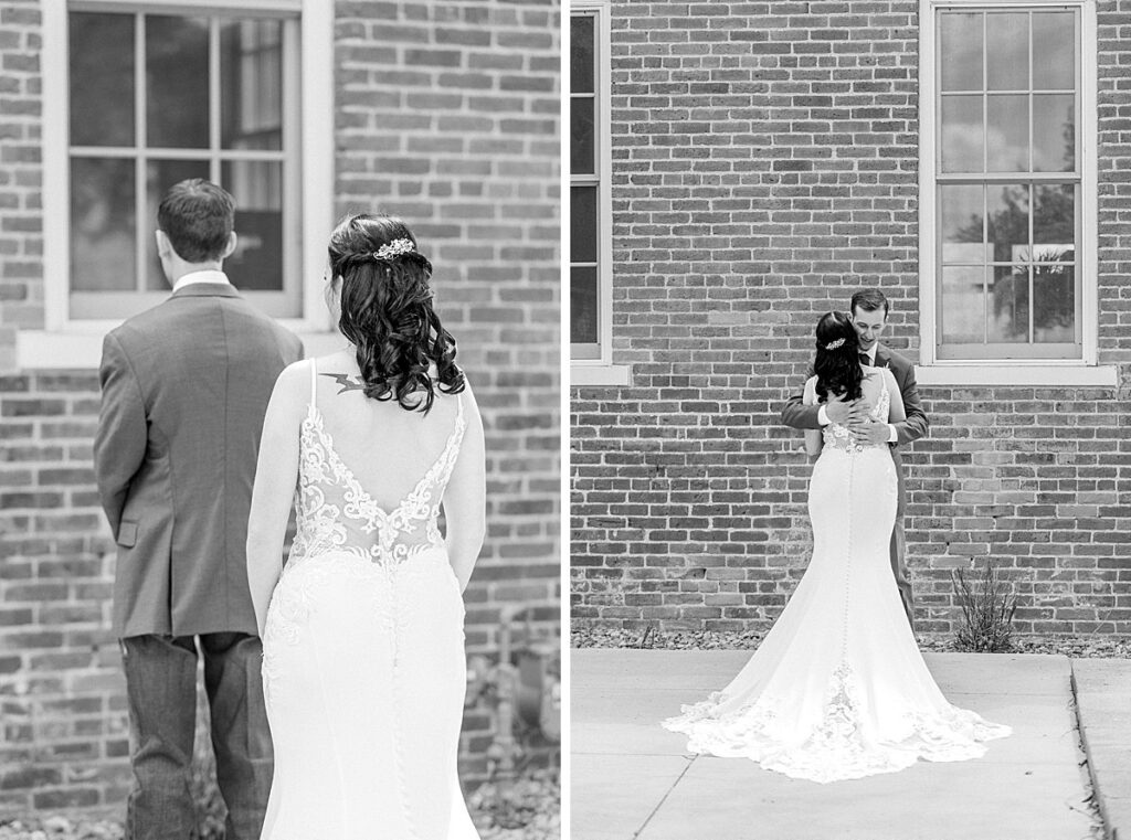 Bride and Groom first look