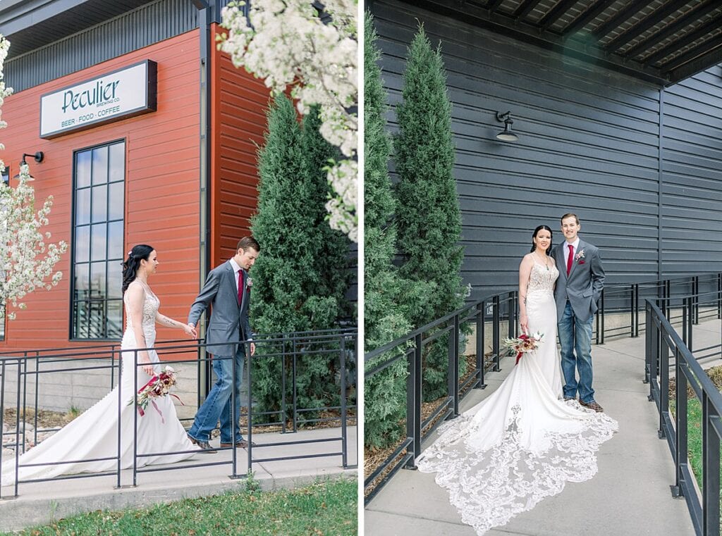 Bride and Groom wedding day portraits