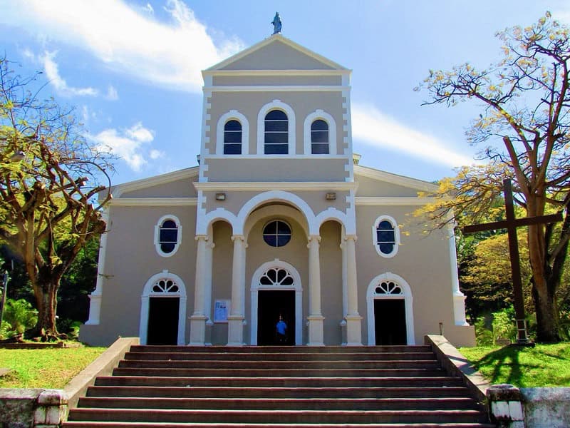 Cathedral of the Immaculate Conception Victoria Seychelles colonial Catholic cathedral