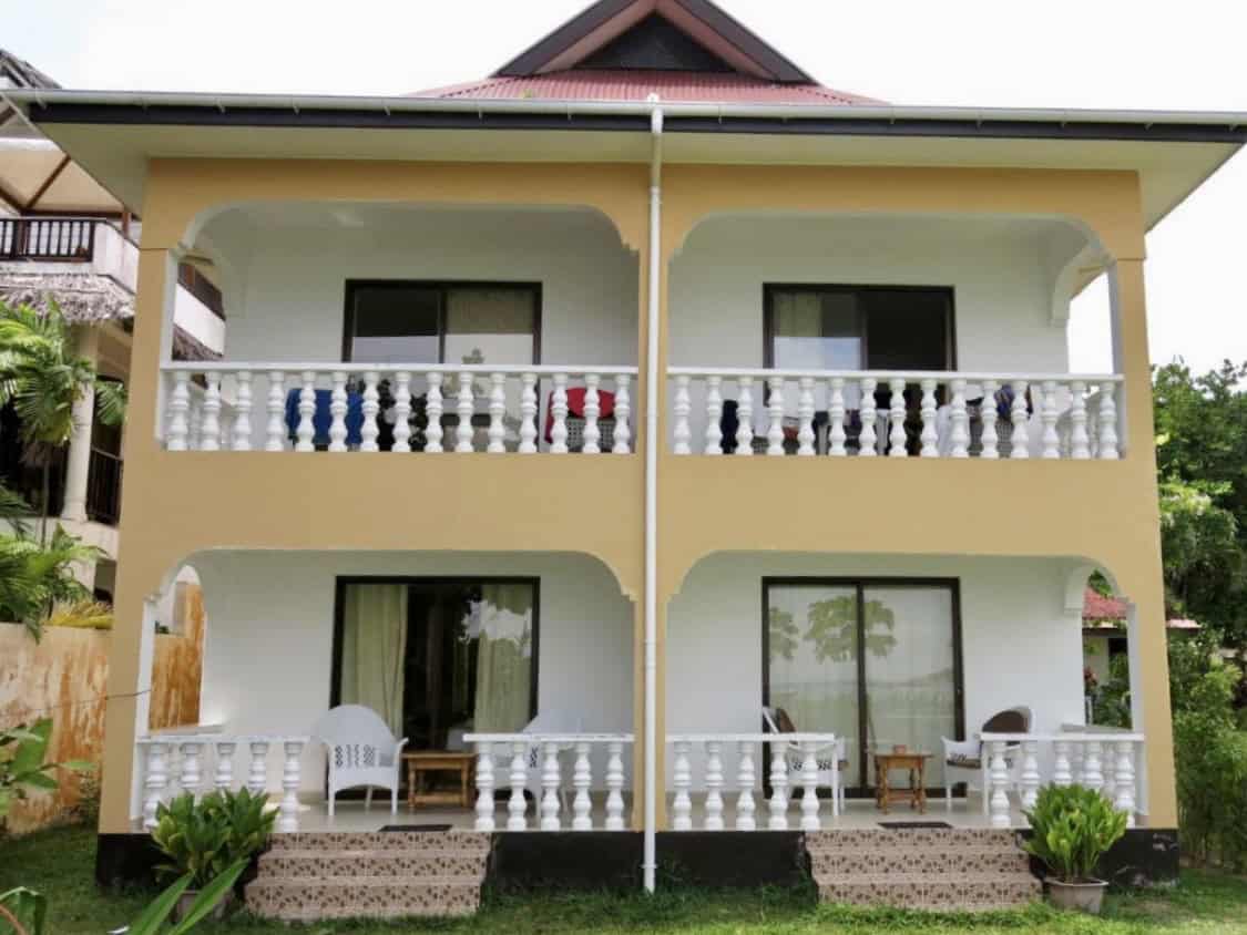 Rosemary’s Guesthouse on Côte d’Or Beach in Anse Volbert Praslin Seychelles