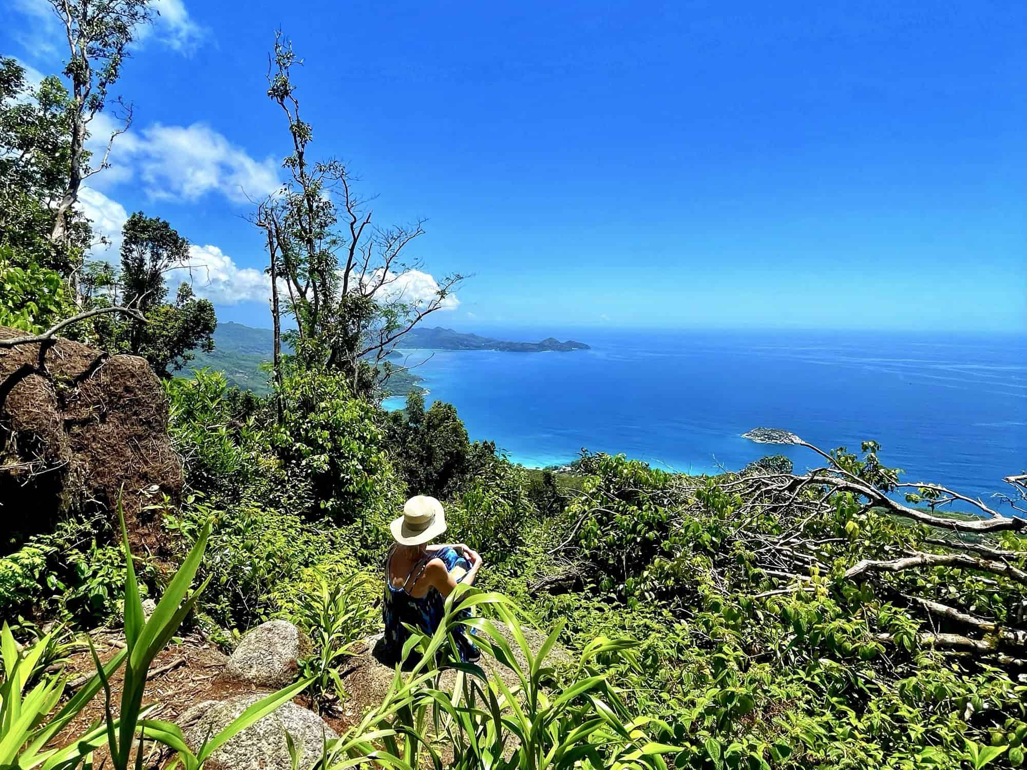 Morne Blanc Trail Mahé cloud forest and west coast viewpoint