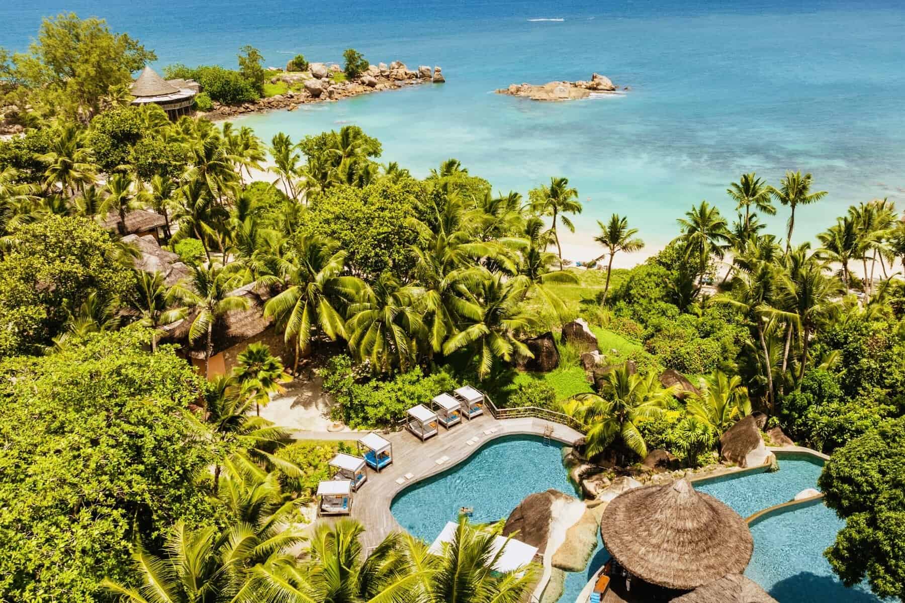 Constance Lémuria resort in Anse Kerlan Praslin Seychelles