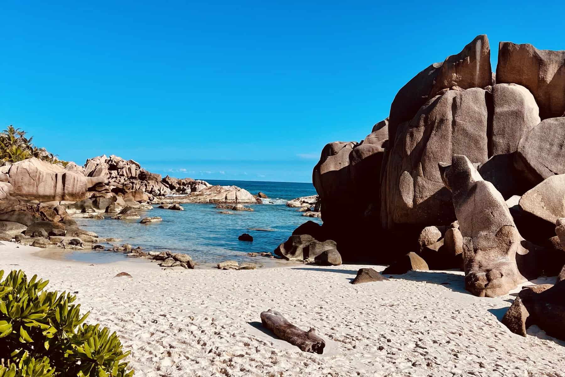 Anse cocos la digue 2 Anse Cocos La Digue wild beach and granite scenery