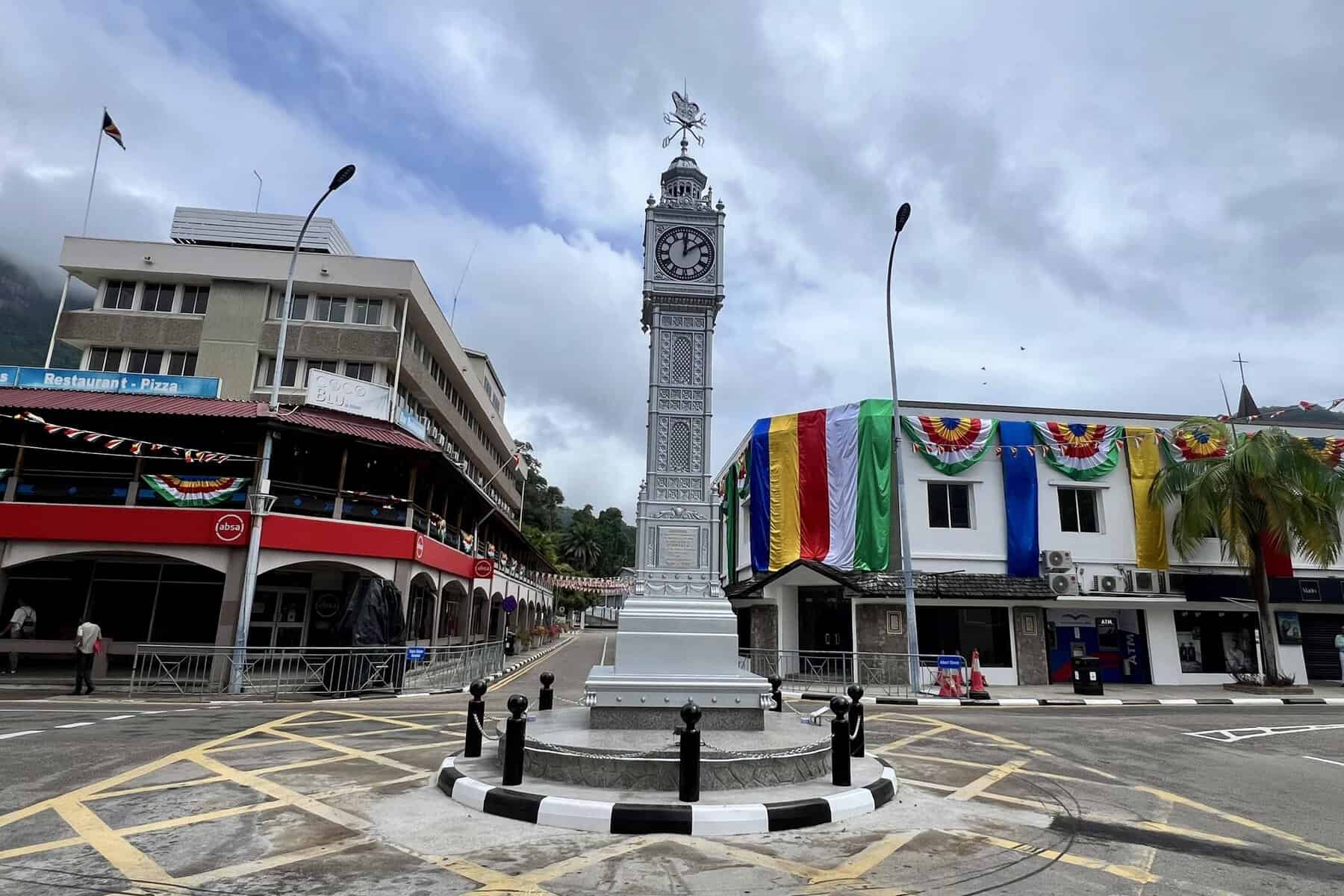 Clock Tower Victoria Seychelles