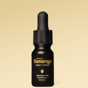 Ceremonial Sananga eye drops, organic undiluted Sananga from Shanennawa Tribe, for spiritual healing and clarity, by Shaman Hape Circle.