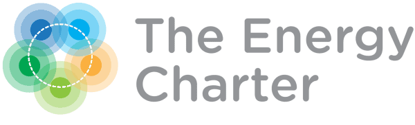 The Energy Charter logo with overlapping coloured circles forming a pattern on the left and the text The Energy Charter in grey on the right.