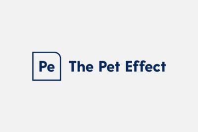 Logo of "the vet effect" featuring the letters "ve" in a blue square to the left of the words "the vet effect" in blue text on a gray background.