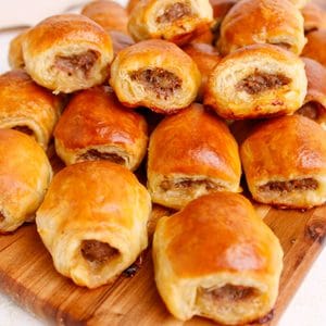 Sausage Rolls with Puff Pastry