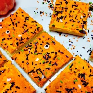 Halloween Sugar Cookie Bars