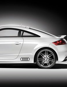 Audi rings side skirt stickers