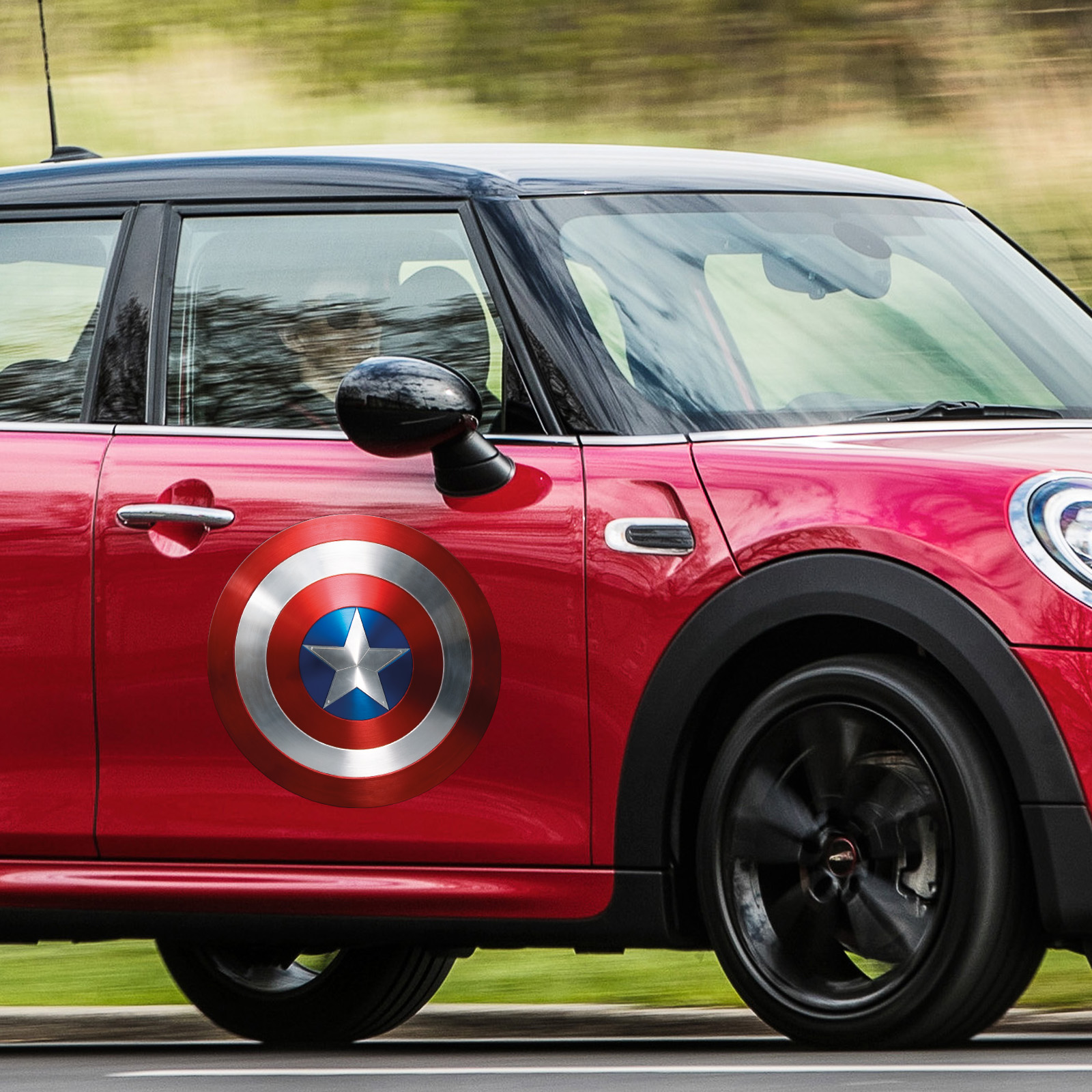 Personalised Captain America Shield Wall Decoration - Image 3