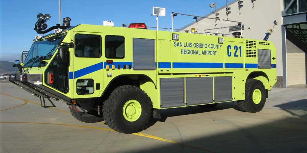 San Luis Obispo County Regional Airport Rescue and Firefighting truck