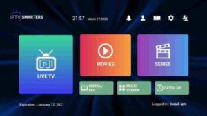 installer l'app smarters pro