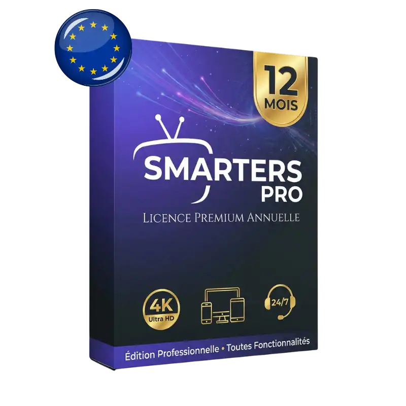 Abonnement Smarters Pro 12 Mois