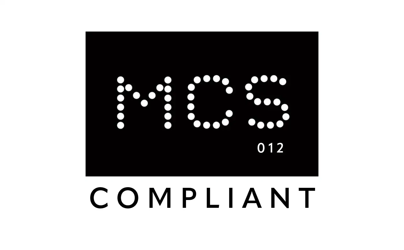Solarose logo featuring MCS 012 compliance badge, emphasizing renewable energy standards and sustainable solar solutions for eco-friendly power generation.