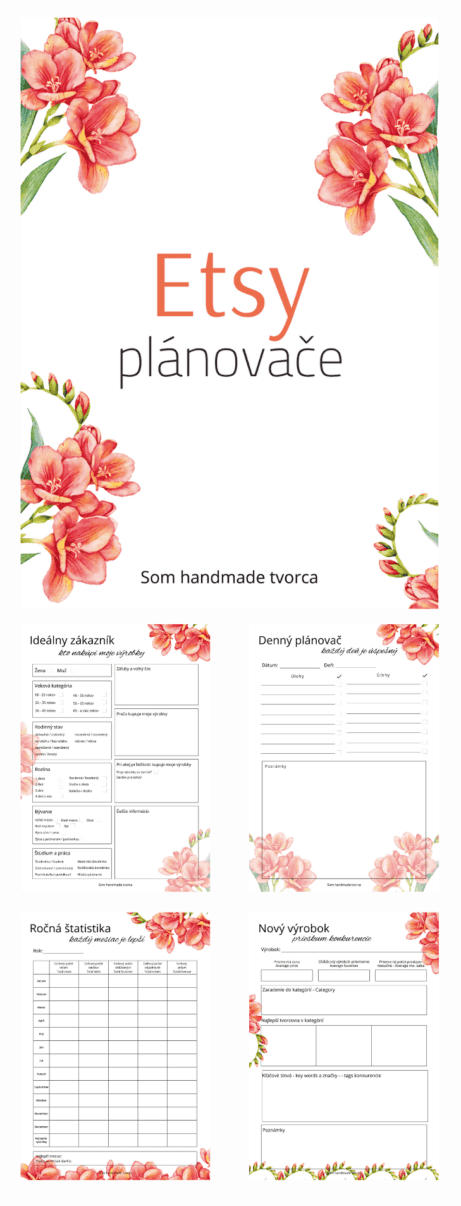 Etsy plánovače