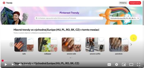 Pinterest Trends návod