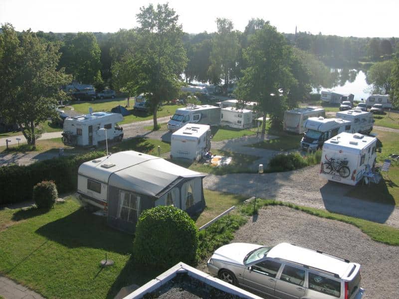 Autocamper campingplads på Sjælland