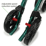 saljo ultra carbon fibre rollator 4 walker brakes