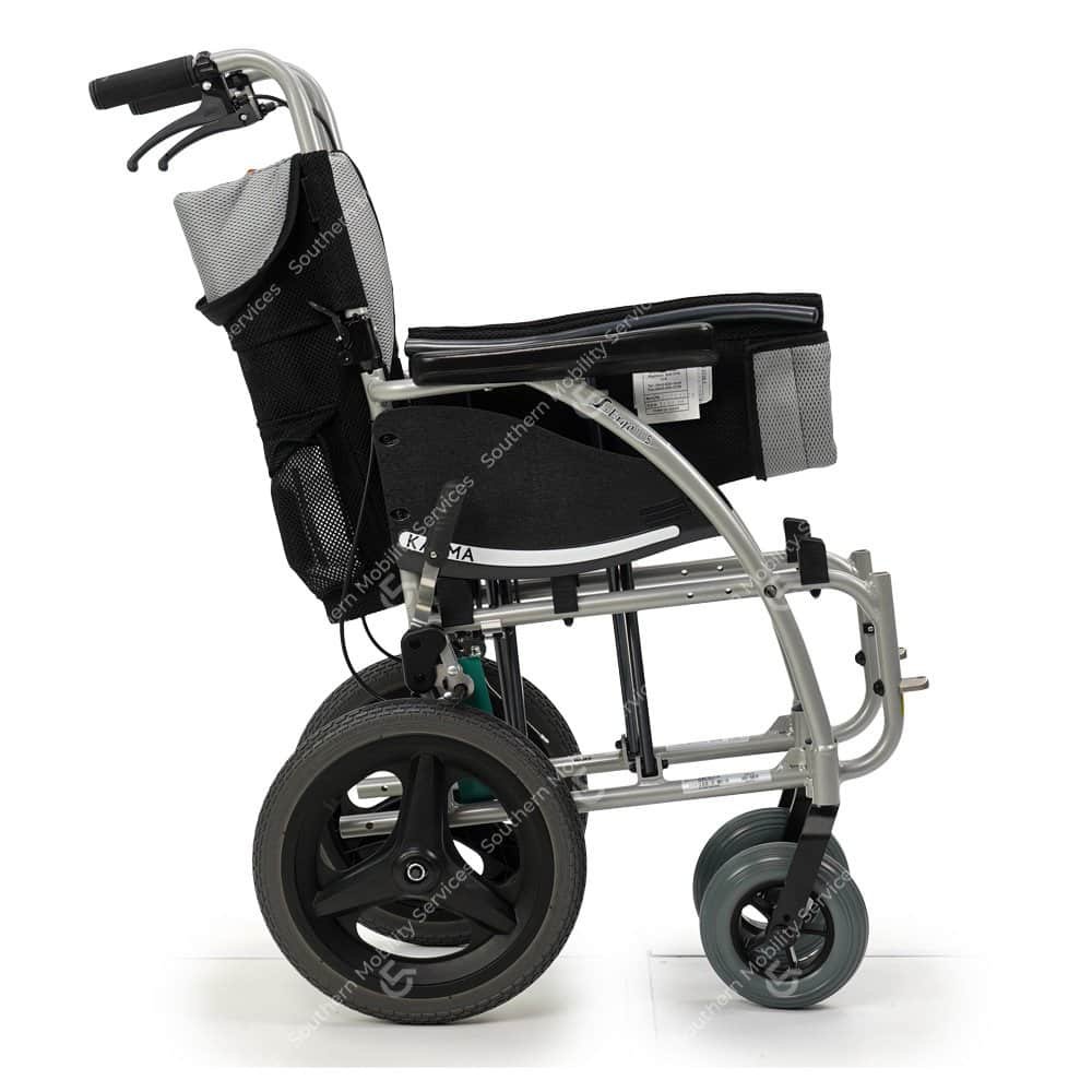 karma 125 transit wheelchair legrests off