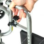 karma 25 transit wheelchair leg rests