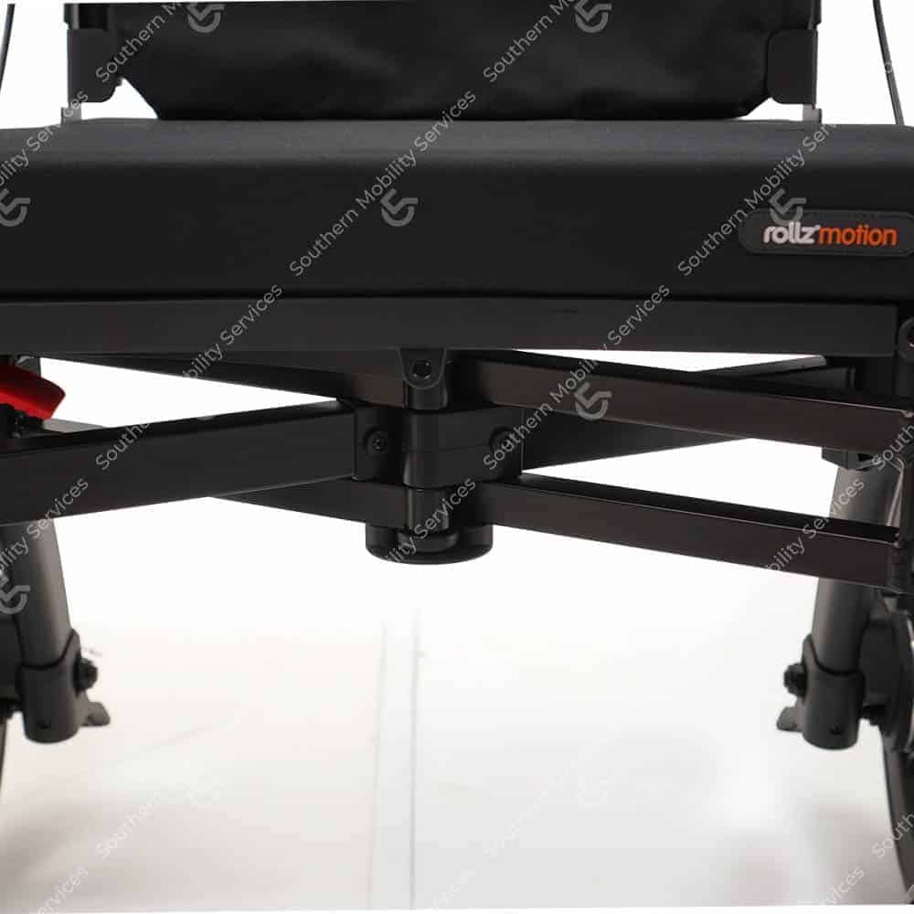 rollz motion 2 rollator wheelchair cross brace