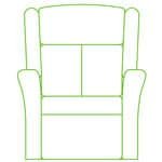 splayed arm riser recliner