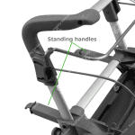 topro hestia rollator standing handles