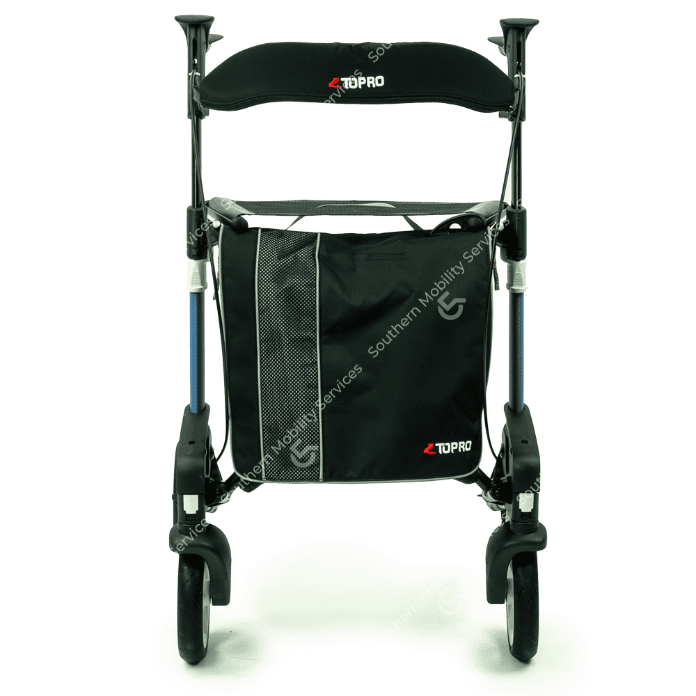 topro odyssa 4 wheel walker front view