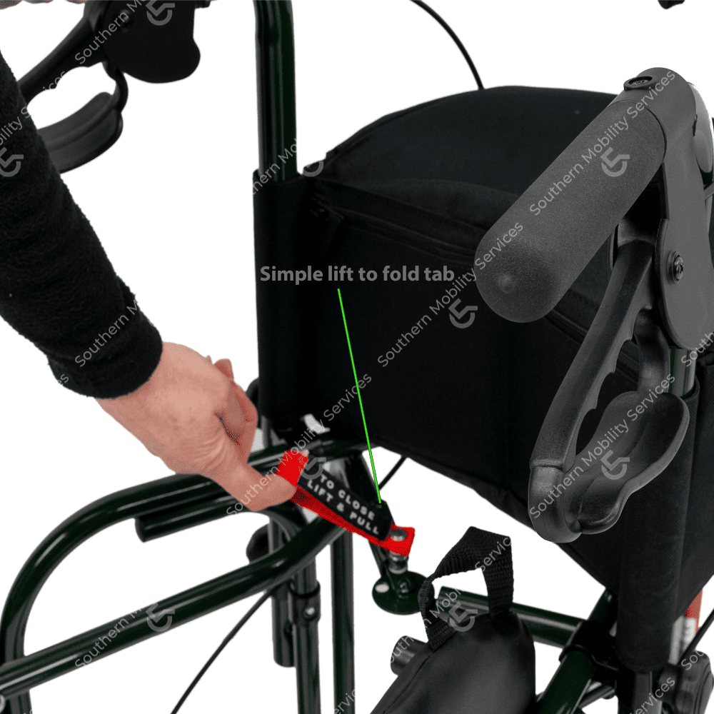 uni scan lightweight 3 walker folding instructions