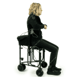 uni scan lightweight 3 walker with seat camberly