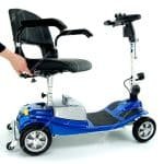 illusion aluminium portable mobility scooter reading