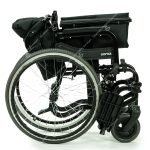 karma sparrow 2 self propelled wheelchair folded